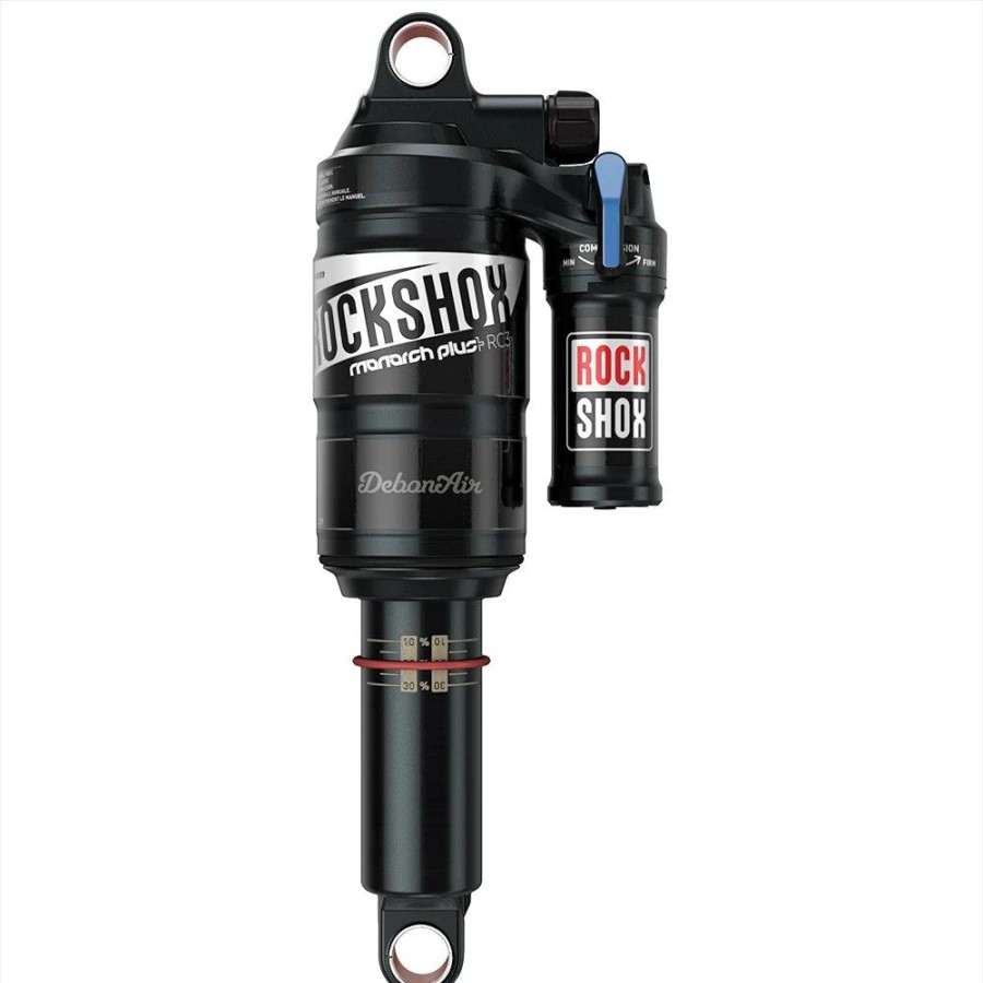 Components Rockshox | Rockshox Rear Shock Monarch Plus Rc3 (190 51/7.5 X2.0 ) Debonair Tunemidreb/Midcomp, Fast Black Body (Service Kit & Stealth Decal) B3 2022