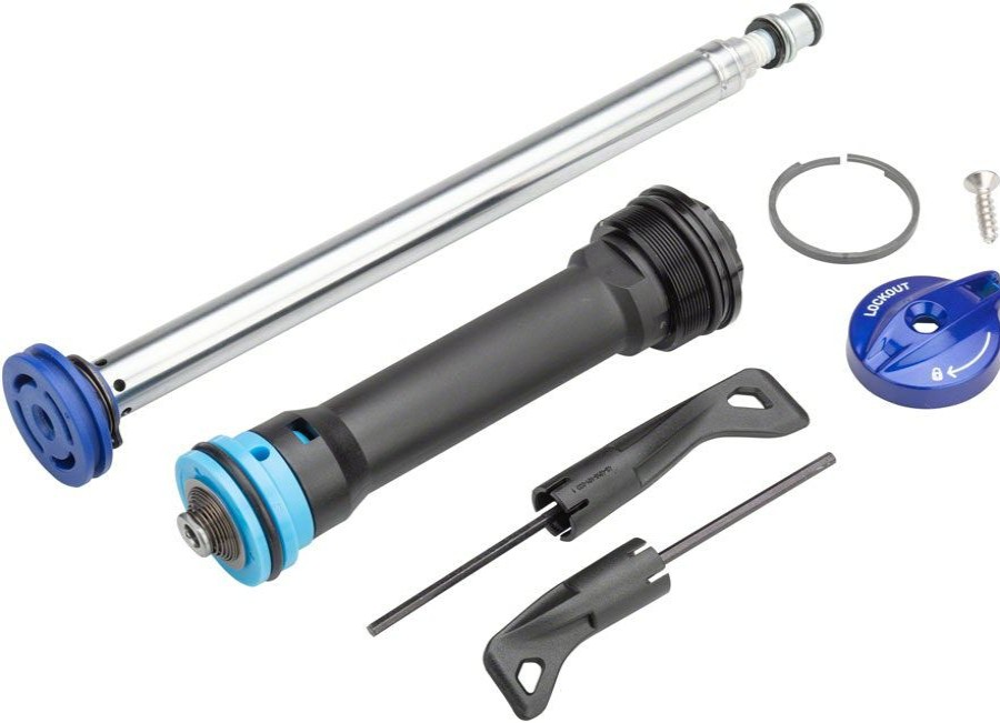 Components Rockshox | Rockshox Turnkey Crown-Adjust Damper Assembly 80-120 Mm Travel Recon Silver C1 2022