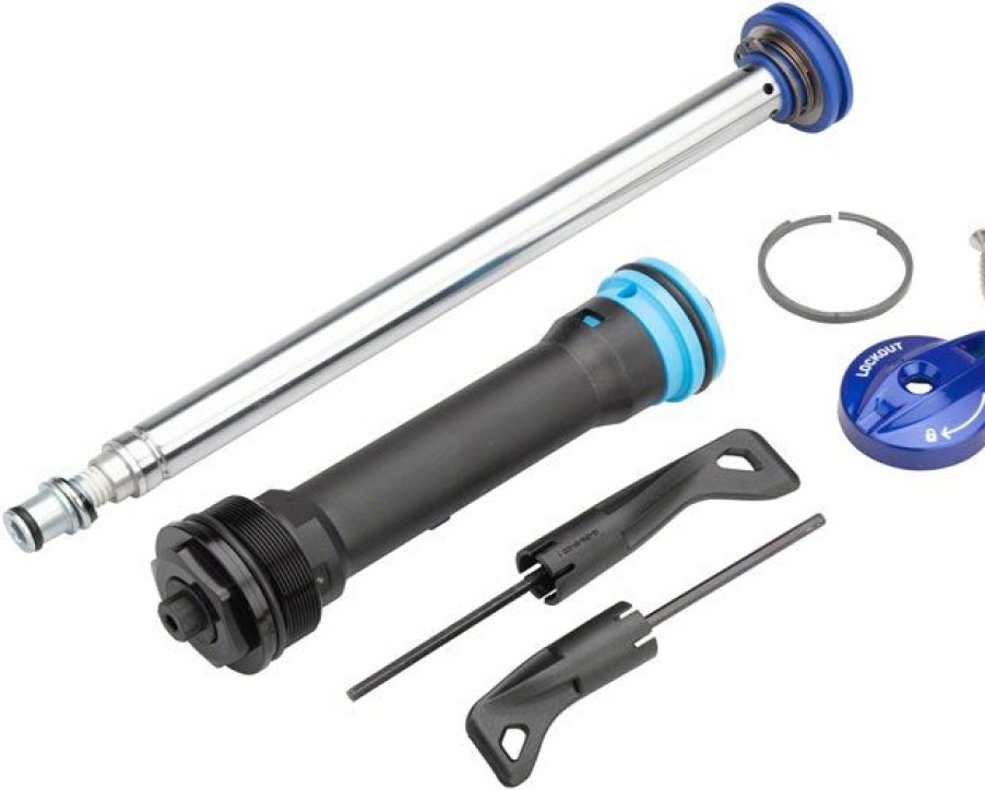 Components Rockshox | Rockshox Turnkey Crown-Adjust Damper Assembly 80-120 Mm Travel Recon Silver C1 2022