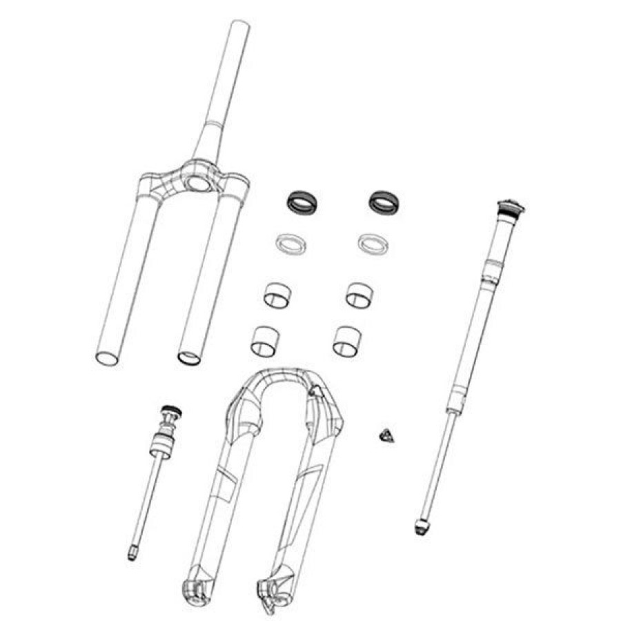 Components Rockshox | Rockshox Lower Leg For Pike Dj 26 Sil, 11.4018.091.028 2022