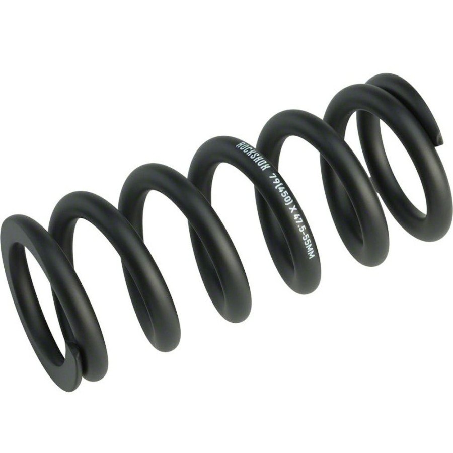 Components Rockshox | Rockshox Metric Coil Spring Length 134Mm, Travel 47.5-55Mm, 450 Lbs, Black 2019