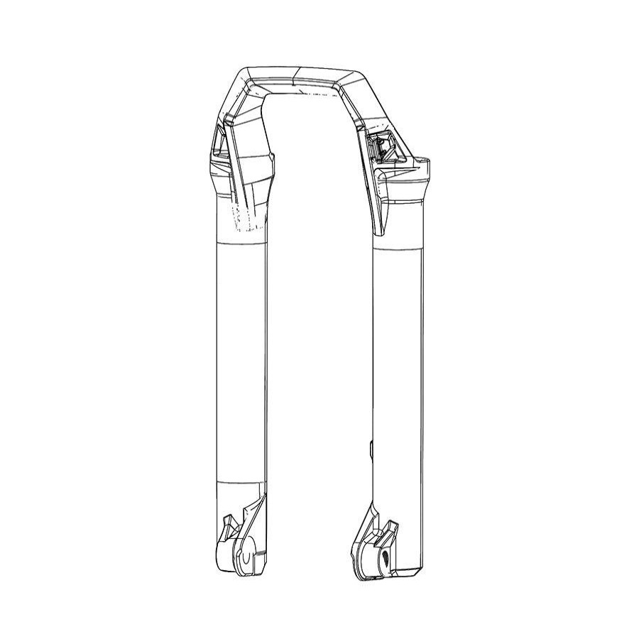 Components Rockshox | Rockshox Lower Leg For Zeb Diffusion Blk, 29 , 11.4018.091.036 2022