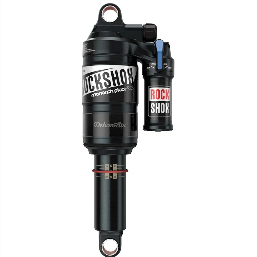 Components Rockshox | Rockshox Rear Shock Monarch Plus Rc3 (200 51/7.875 X2.0 ) Debonair Tune-Midreb/Midcomp, Fast Black Body (Service Kit & Stealth Decal) B3 2022