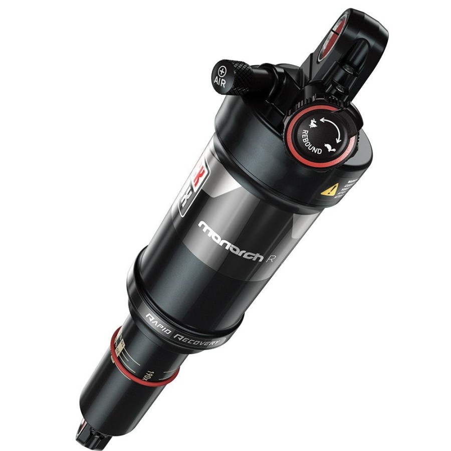 Components Rockshox | Rockshox Rear Shock Monarch R (190 51/7.5 X2.0 ) Tune-Midreb/Midcomp,Fast Black Body (Service Kit & Stealth Decal) C3 2022