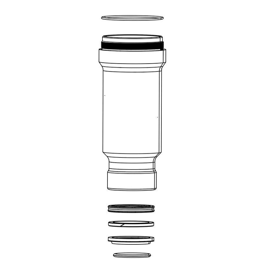 Components Rockshox | Rockshox Sidluxe Debonair Air Can, 165/190 37.5-45Mm, 11.4118.059.005 2022